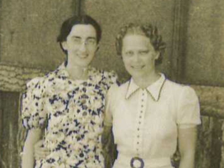 Eunice Pike and Florence (Florrie) Hansen